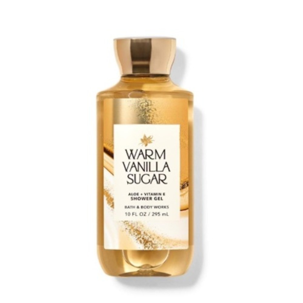 Bath & Body Works Warm Vanilla Sugar Shower Gel 10 fl oz Aloe Vitamin E New